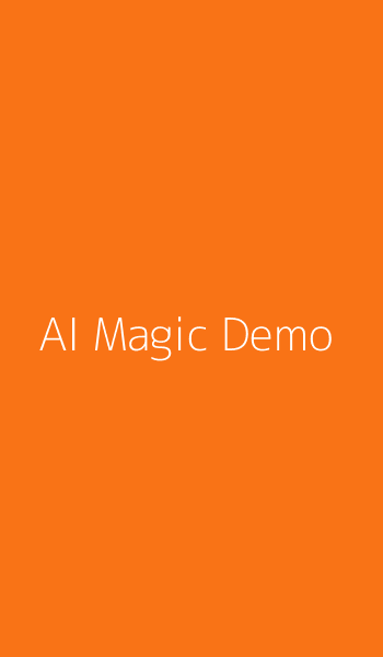 AI invoice creation demo