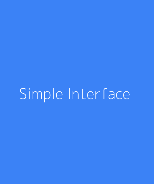 Invoza's simple interface